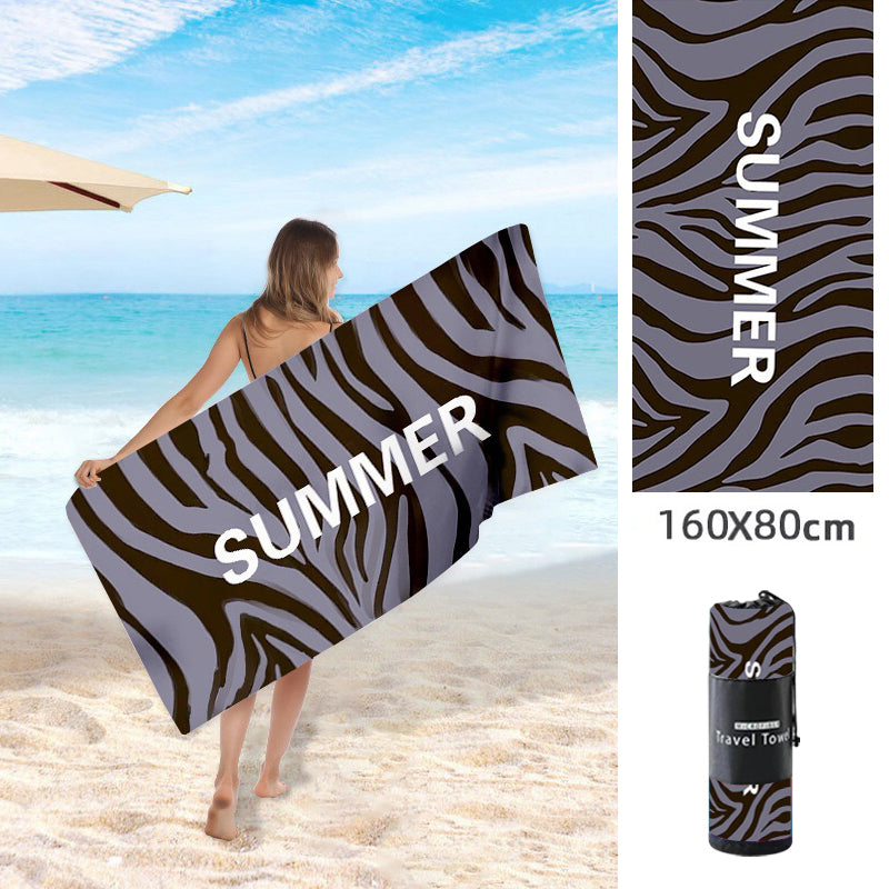 Double Sided Printed Beach Towel