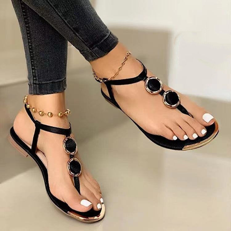 Women's Summer New Casual Flat Thong Beach Sandals