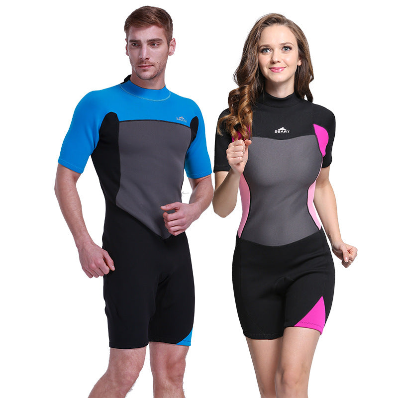 Adult Warm Snorkeling Suit Sunscreen Surfing Swimsuit