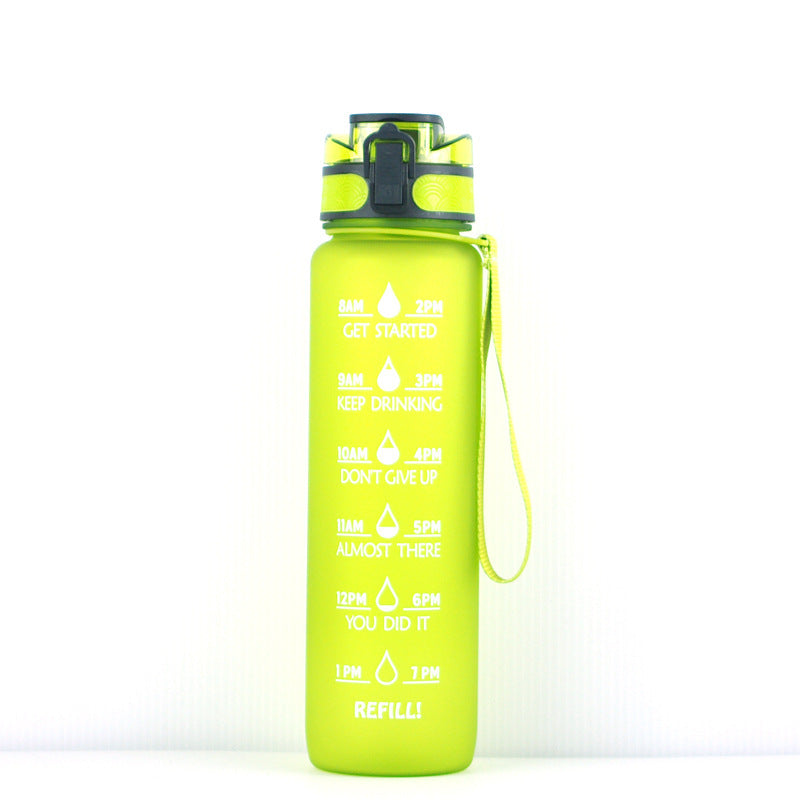 BPA-Free 1000ml Water Bottle with Infuser and Cute Kawaii Design