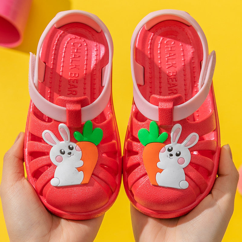 Boys Beach Shoes Female Baby Plastic Jelly Sandals