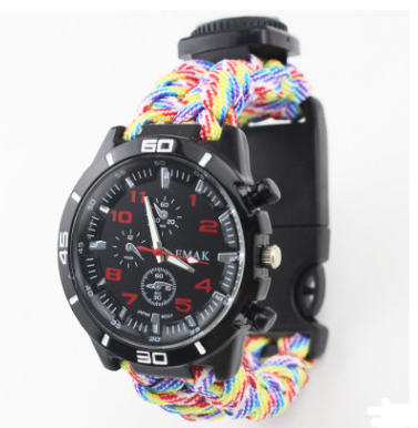 Multi-functional Survival Bracelet Watch