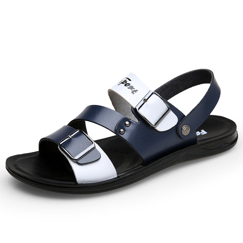 Color block beach shoes men's sandals