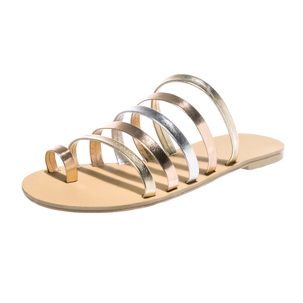 Beach flat sandals