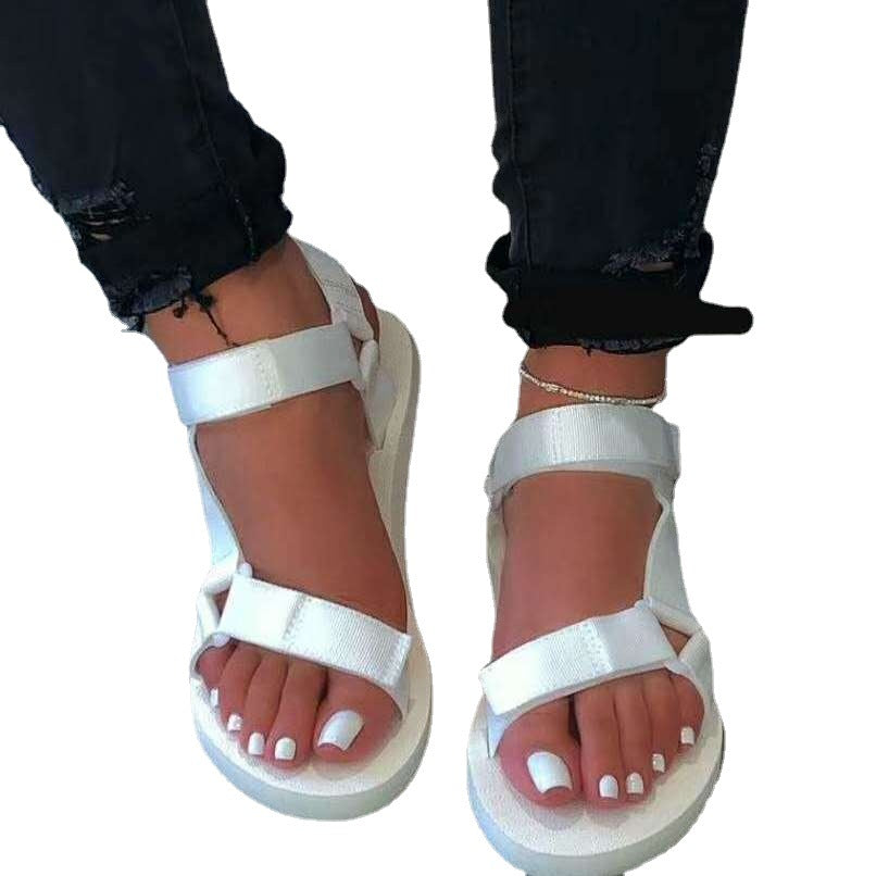 Velcro Flat Beach Light Casual Sandals