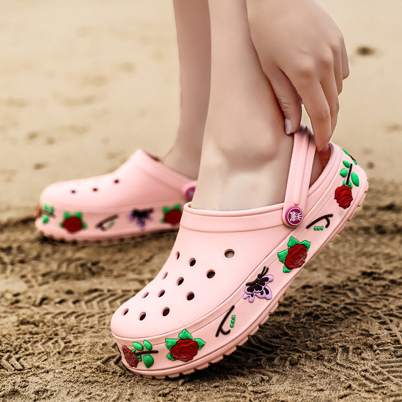 Schoolgirl sandals beach slippers