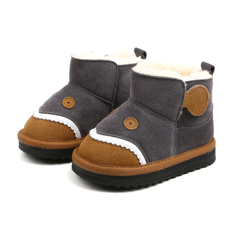 Winter children's snow boots