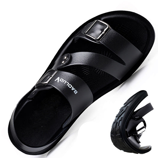 Color block beach shoes men's sandals