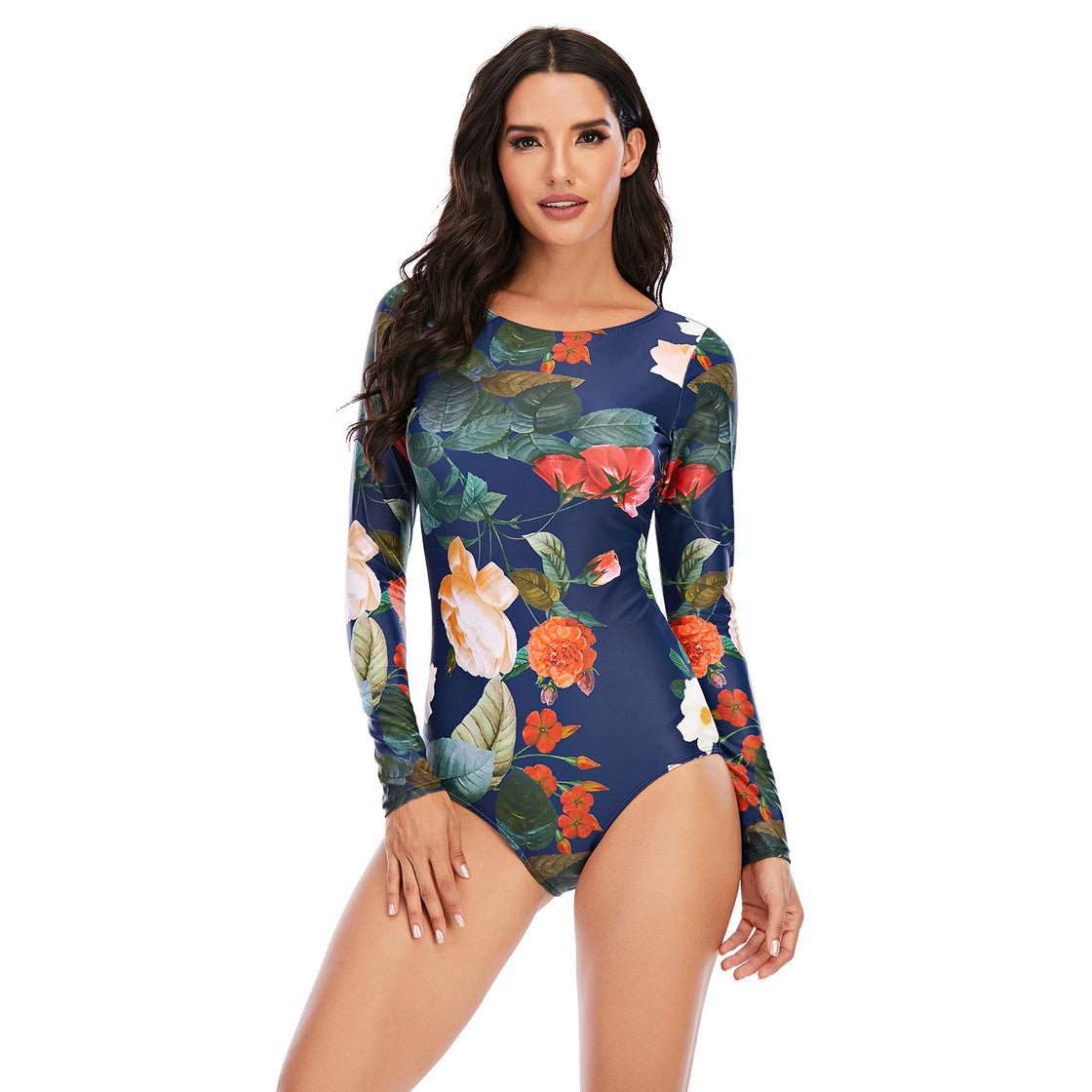 One piece Printed Diving suit for females