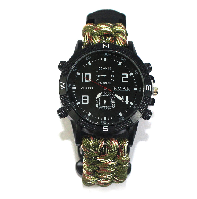 Survival Bracelet Watch for Men and Women