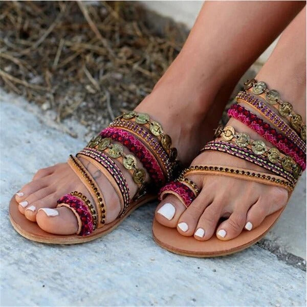 Bohemian beach sandals