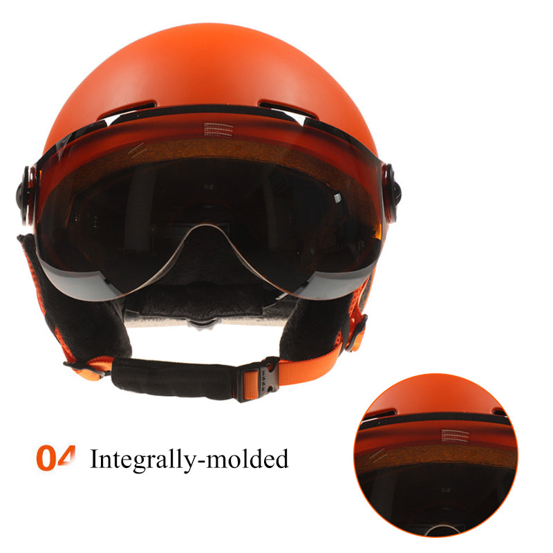 Ski helmet with Goggles  -Ultimate Protection