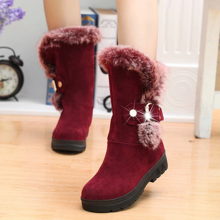 Casual Warm Winter Snow Boots Women