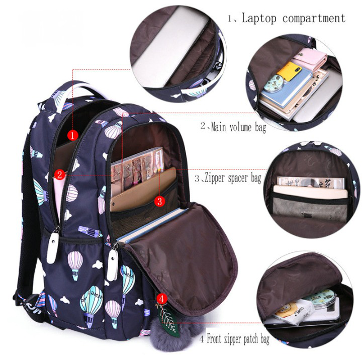 Leisure Backpack for girls - Student backpack