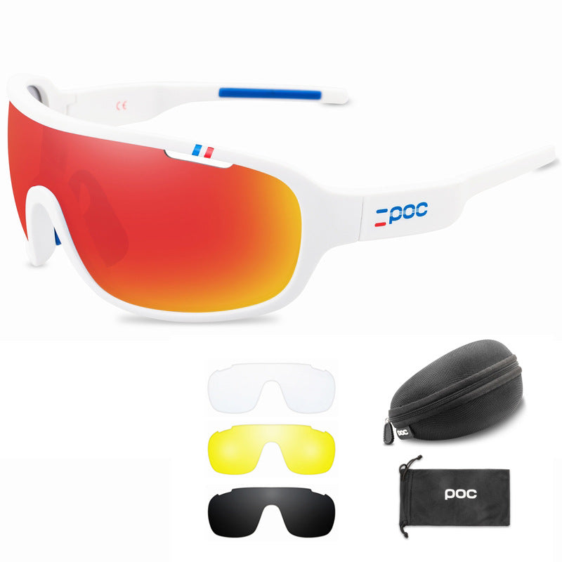 white high quality goggles