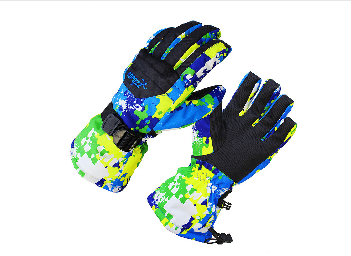 COPOZZ Unisex Anti-Slip Ski Gloves