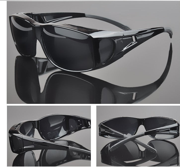 Polarized glasses for myopia