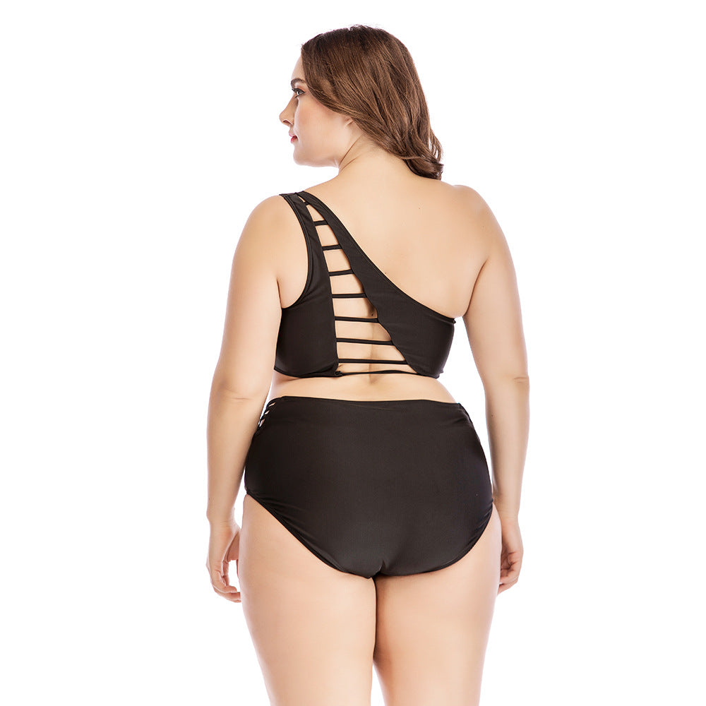 High waist plus size swimsuit