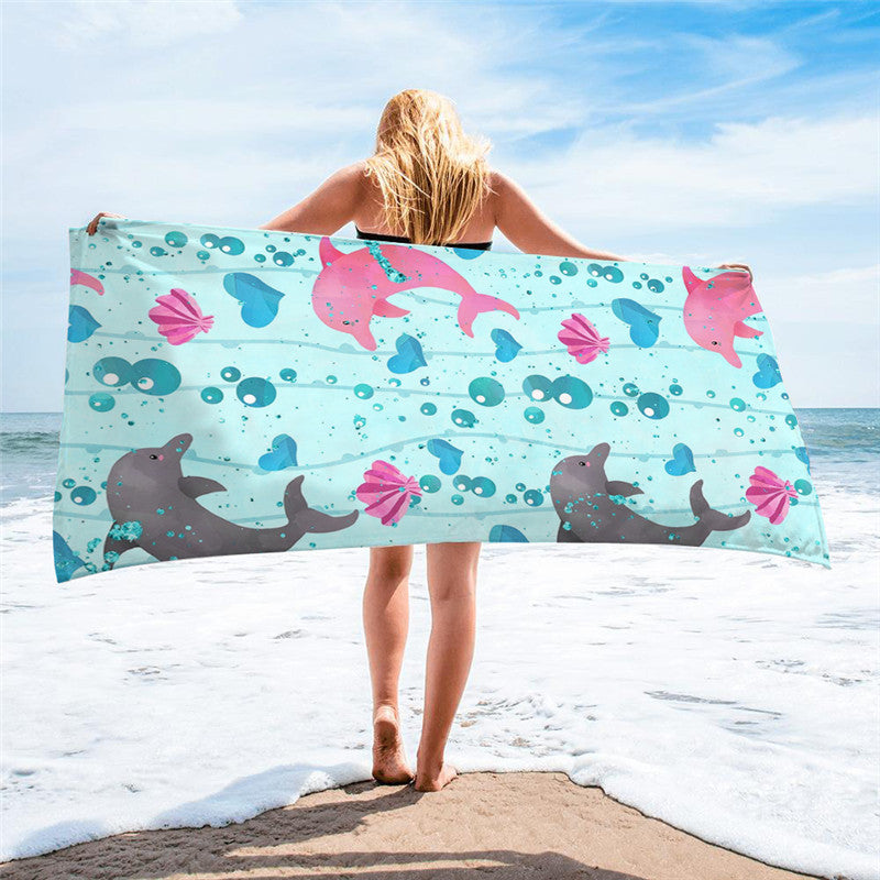 Square Beach Towel -Versatile