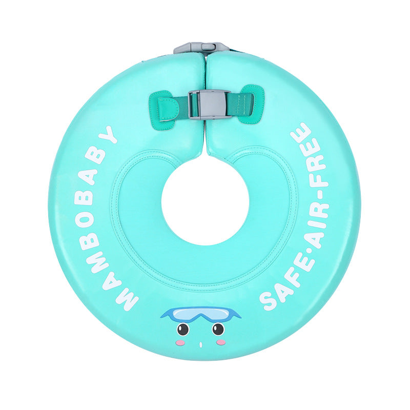 Inflatable swim ring for infants