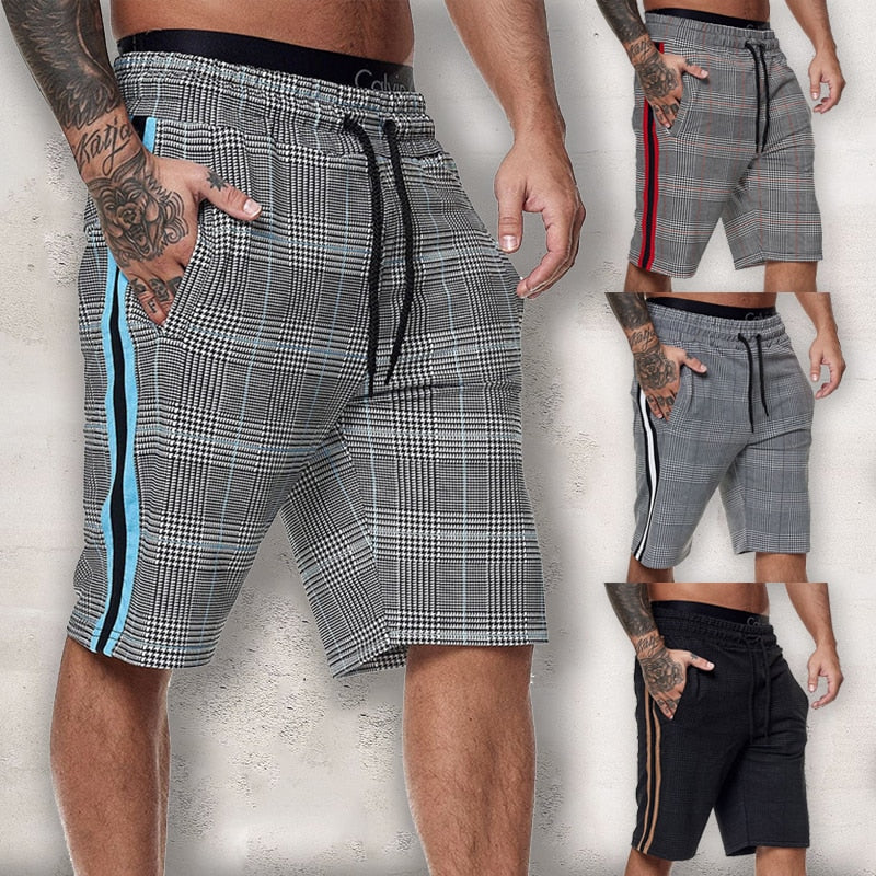 Fashion slim shorts beach pants men