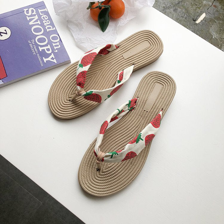 Flat Heel Flip Flops Beach Sandals And Slippers