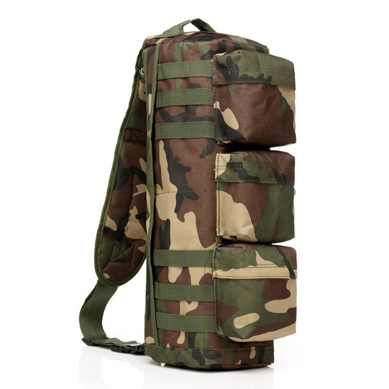 camouflage backpack with molle