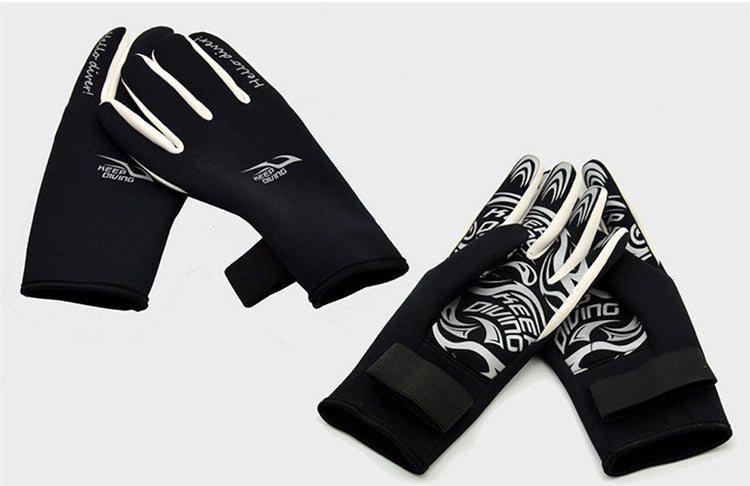 Snorkeling Gloves Diving Gloves Printing Non-slip