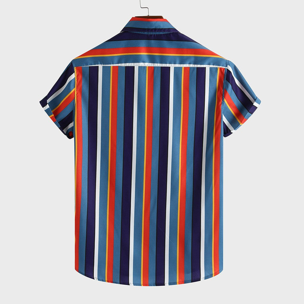 Men's Shirt Beach Rainbow Shirt