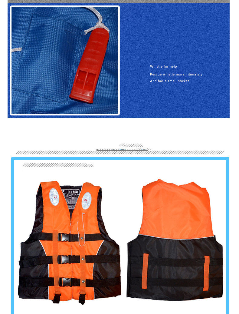 Swimming and Safety Life Jacket for Kids with Whistle and Flashlight