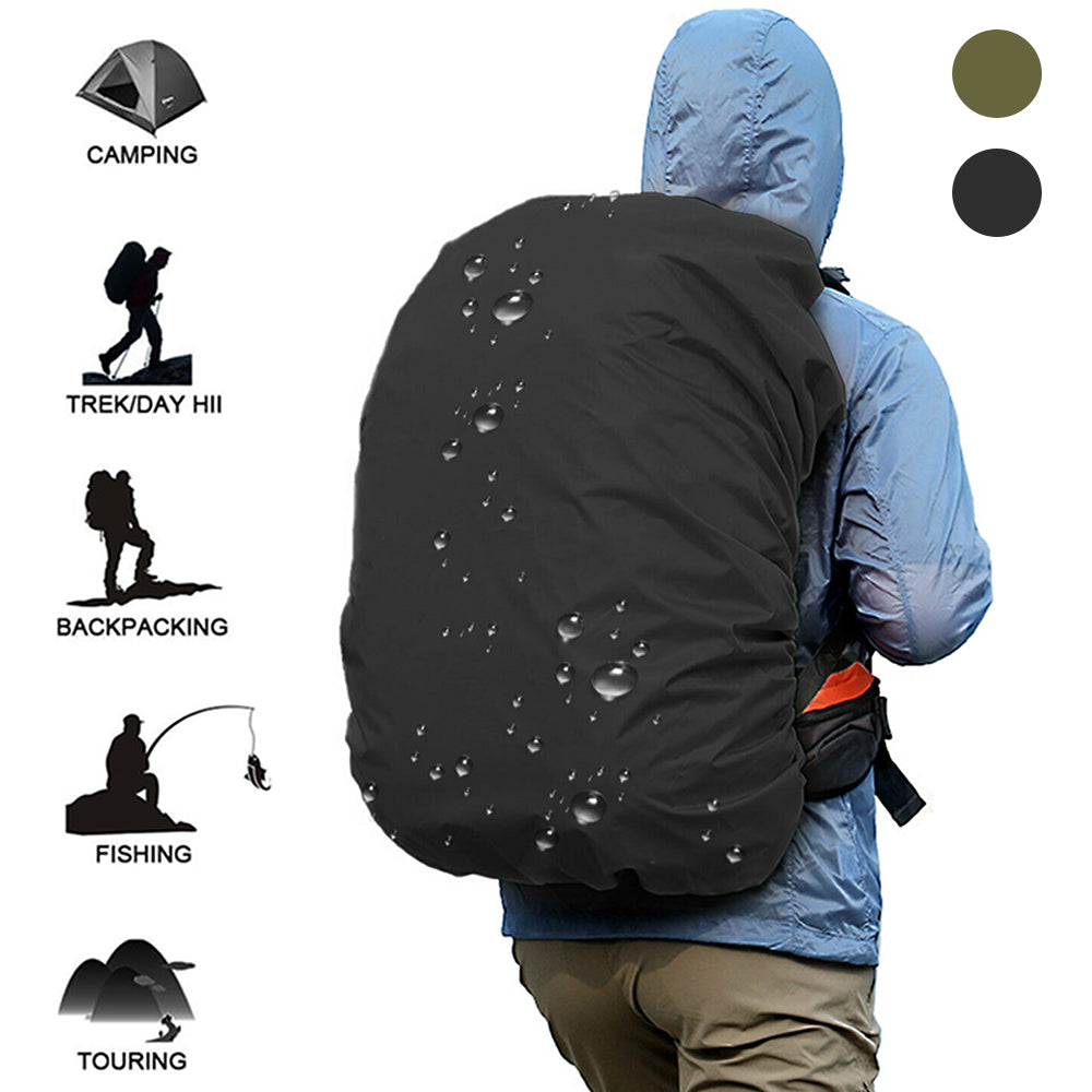 completely waterproof, preventing water from penetrating through the material and reaching the contents of the backpack