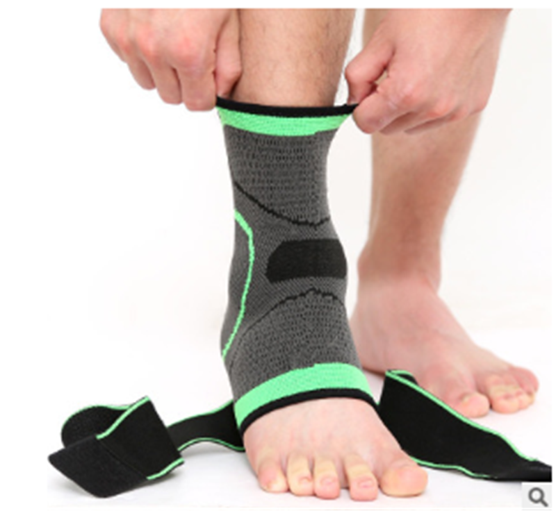 Adjustable and breathable ankle brace