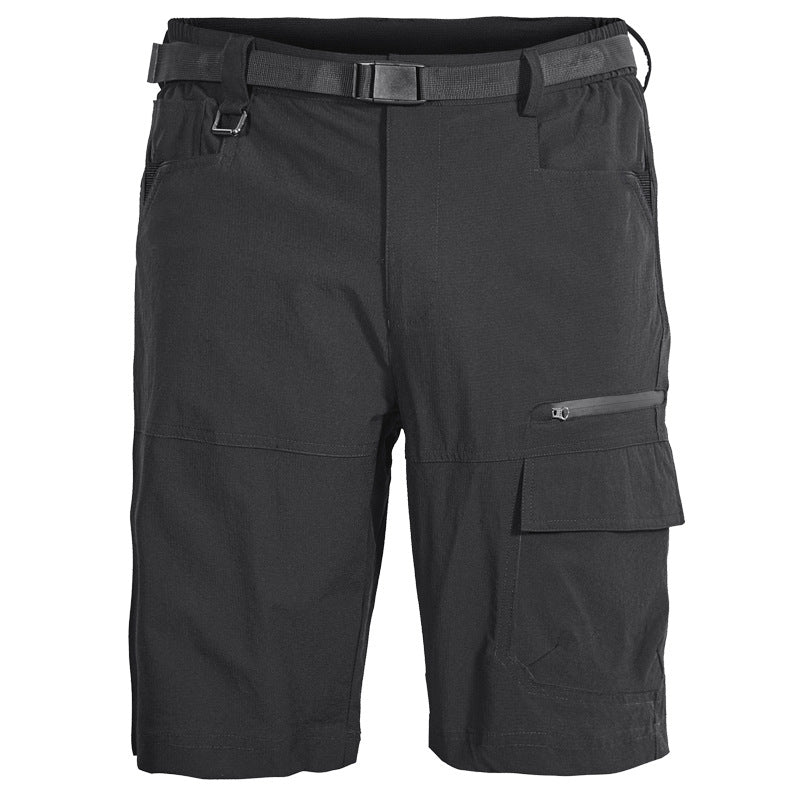 Summer Men's Outdoor Hiking Multi Pocket Quick Drying Shorts