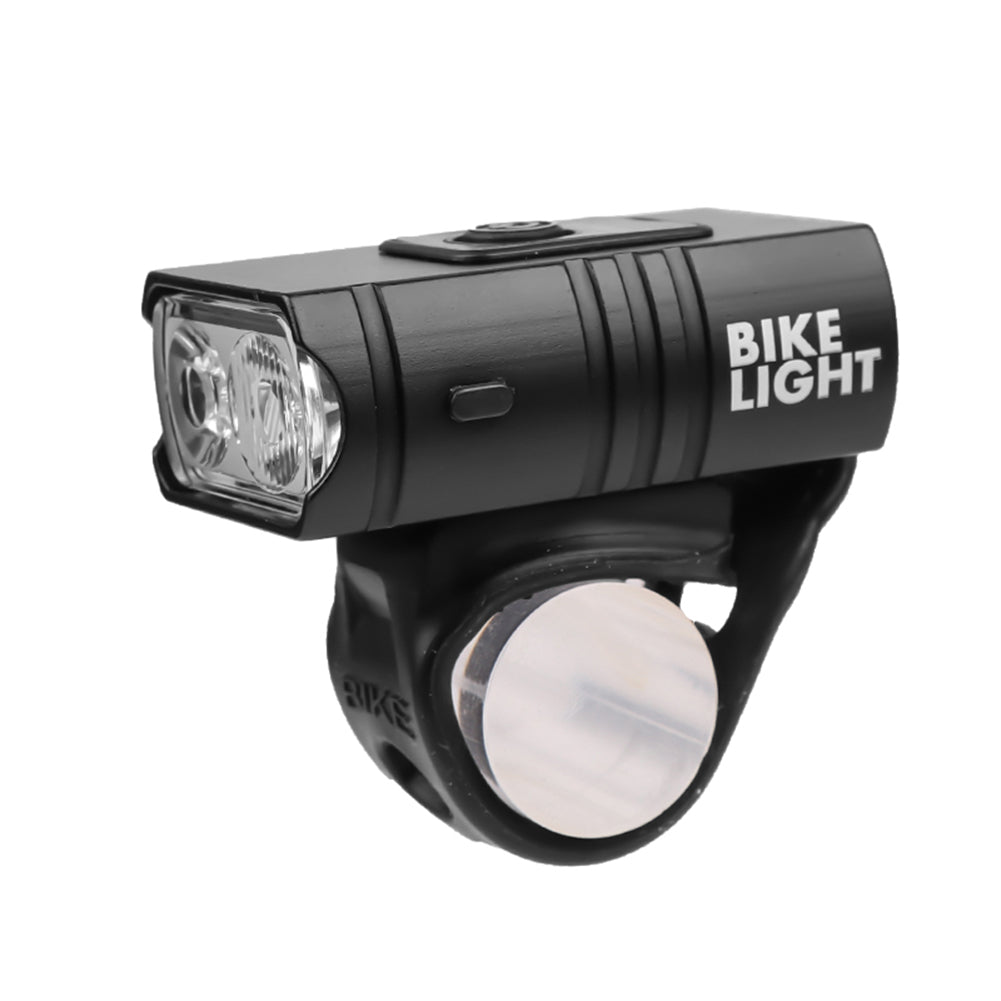 Bicycle Headlight with Electric Display and Red Light Warning