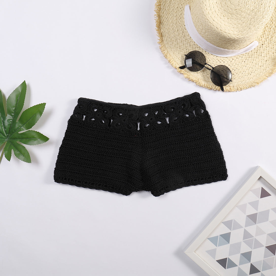 Hollow Hand-woven Beach Swimming Shorts