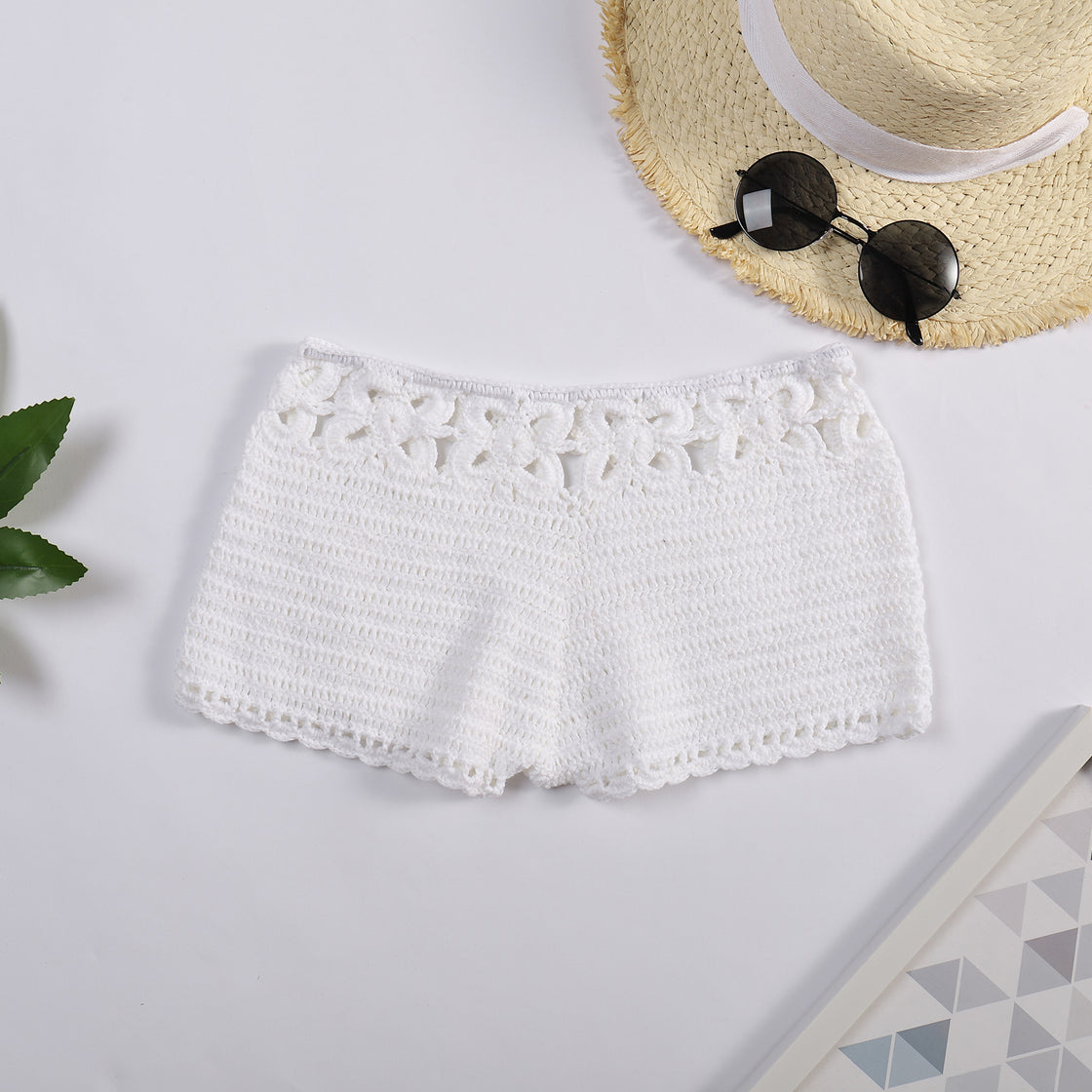 Hollow Hand-woven Beach Swimming Shorts