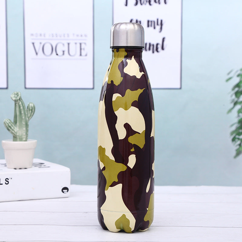 Creative Coke Bottle Stainless Steel Vacuum Flask - Perfect for the Gym or Office