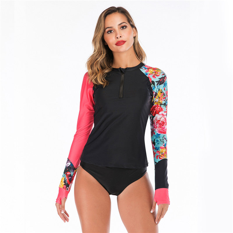 Split Triangle Women Swimsuit 