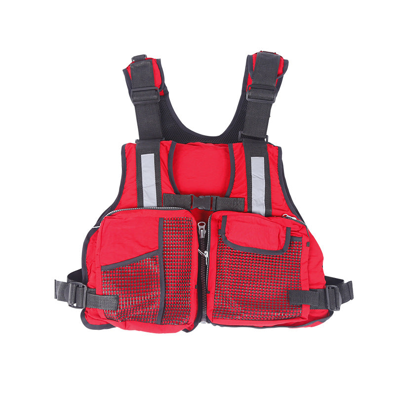 Multi-functional Fishing Life Jacket with Multiple Pockets