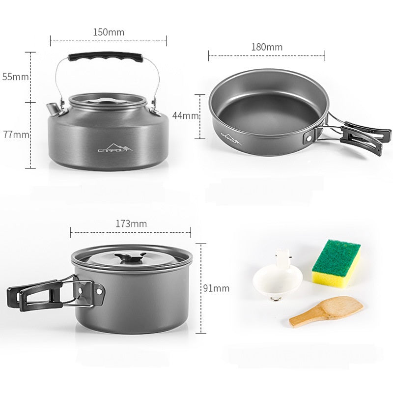 Cookware Set for Camping and hiking