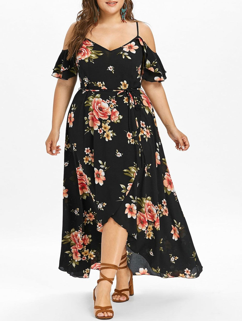 Fat Women s Summer Plus Size Loose Beach Long Dress Skirt