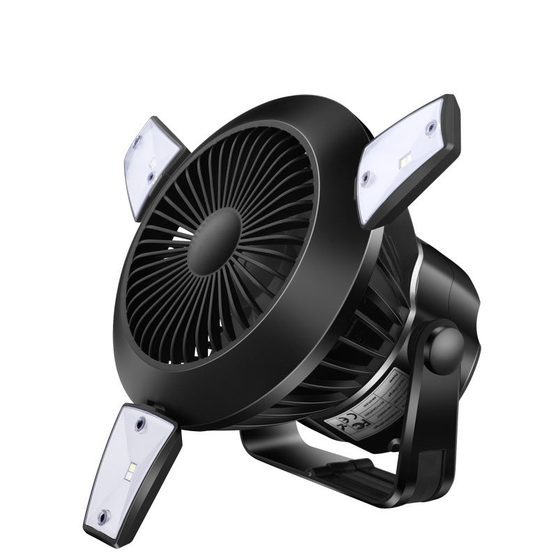 USB rechargeable fan light