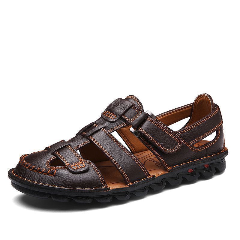 Sandals Men's Non Slip Beach Shoes Baotou Sandals