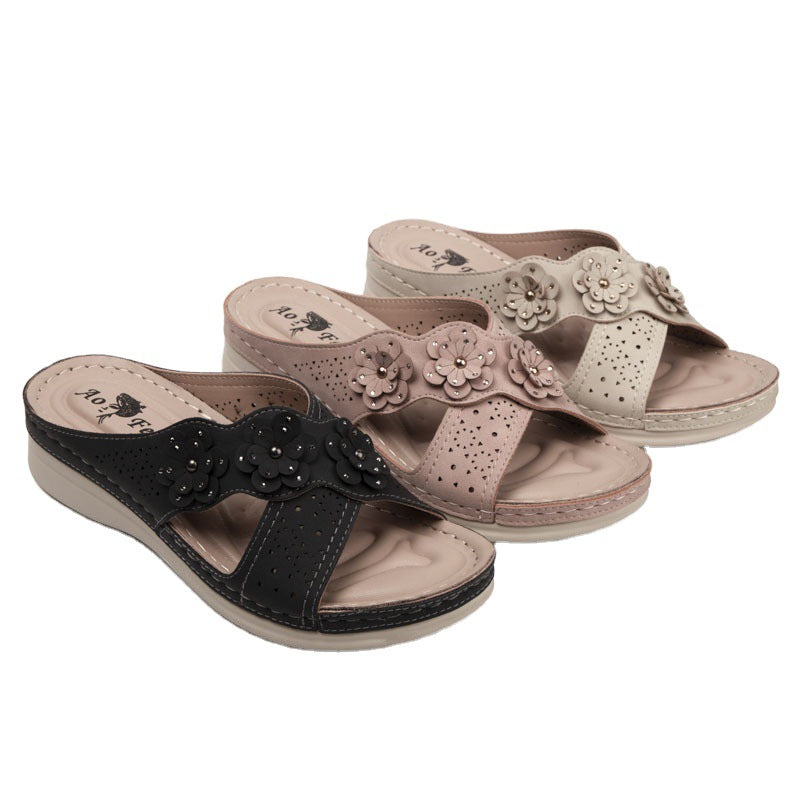 Flower Vacation Leisure Beach Sandals