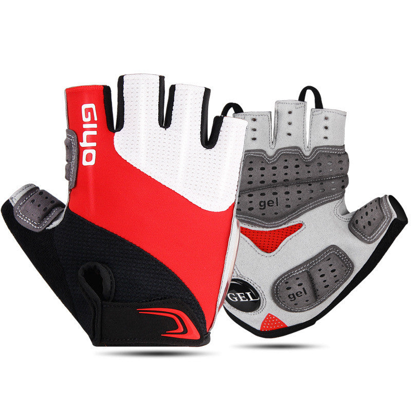 Bicycle Gloves Half Finger Outdoor Sports Gloves For Men Women Gel Pad Breathable MTB Road Racing Riding Cycling Gloves