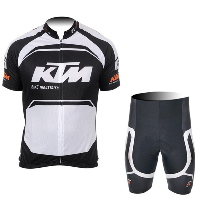 Short-Sleeved Suspenders Cycling Jersey Suits For Men And Women