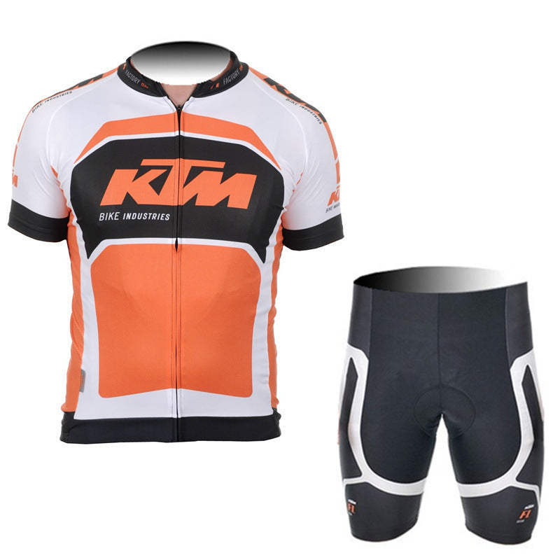 Short-Sleeved Suspenders Cycling Jersey Suits For Men And Women