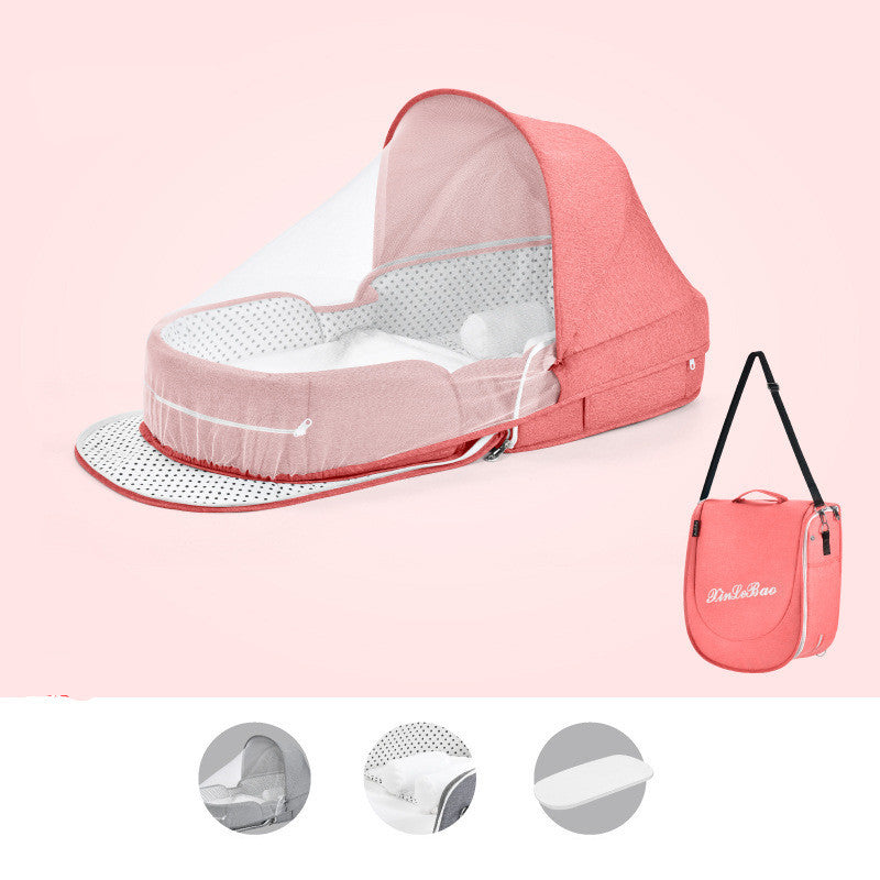 Comfortable Baby Cot with Mosquito Net