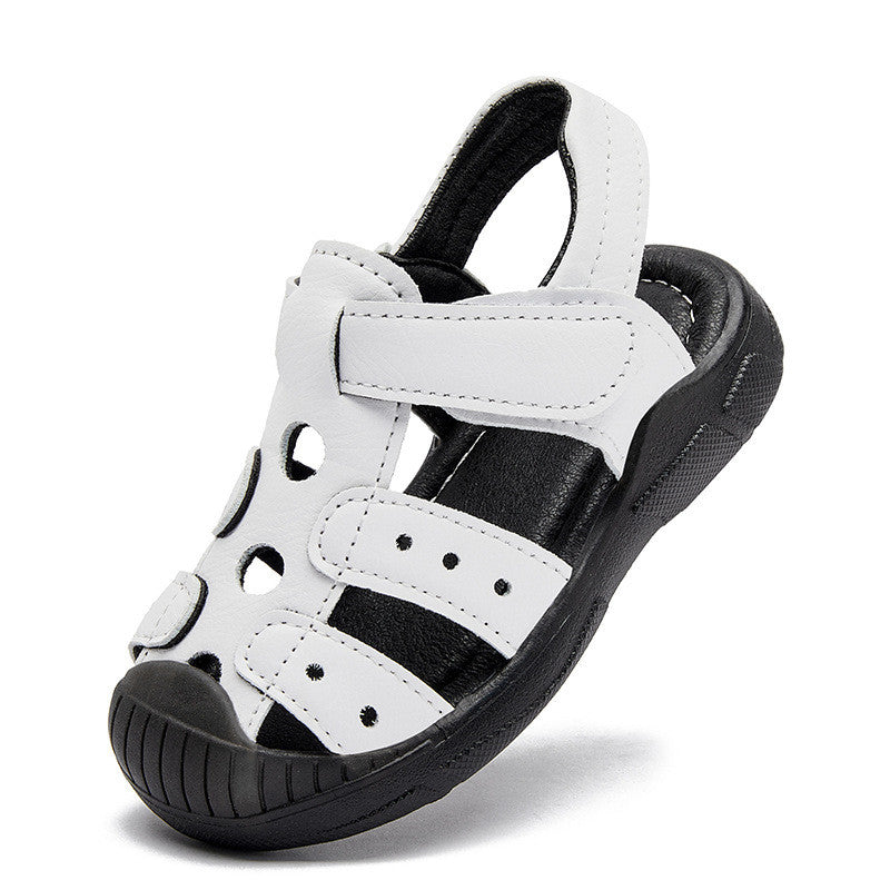 Girls Baby Soft Sole Boys Sandals Baotou Beach Shoes