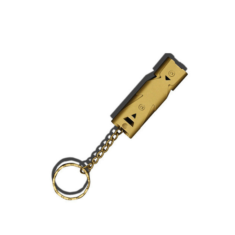 Lightweight and Compact Double Whistle: Easy to Carry and Access When You Need It Most